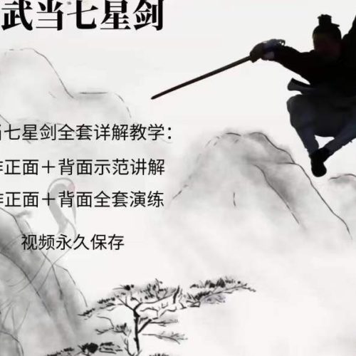 武当七星剑全套详解教学_武当云鹤