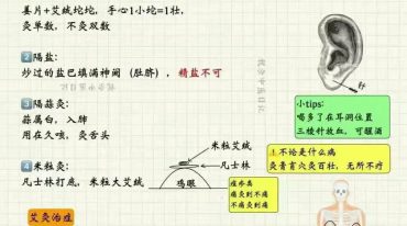 祝余《针灸大成图文笔记》68页 彩色版