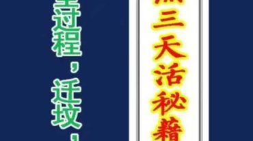 出黑三天活秘籍 口诀流程 葬后事宜 三天圆坟 头七 五七 七七 百天61页 pdf
