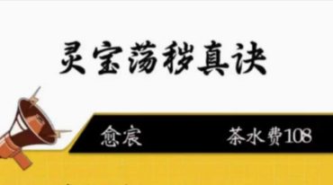 愈宸 灵宝荡秽真诀