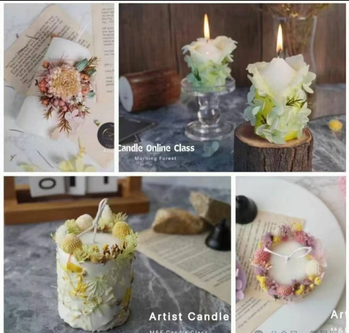 香薰蜡烛全能系列 基础理论+色彩蜡烛+中式建筑+甜品+无火香薰