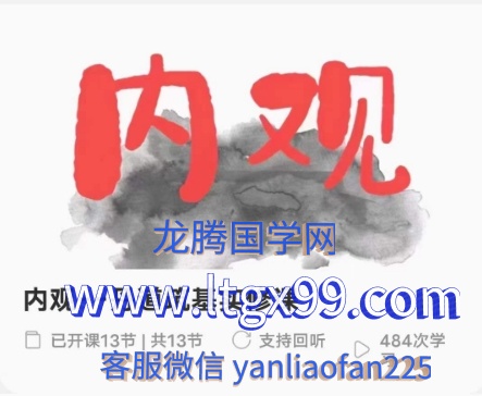 新吉聚能内观–丹道筑基实修课