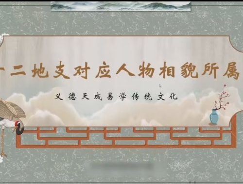 易德天成十二地支看相貌