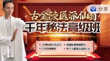 古金陵医派仙翁千年秘法高级班视频