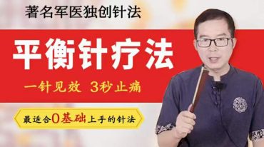 乔治良 平衡针疗法-零基‮学础‬中医-实操讲解 全39讲‮清超‬视频课