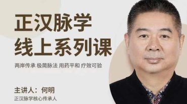 至简脉法 中国台湾“正汉脉学”线上系列课