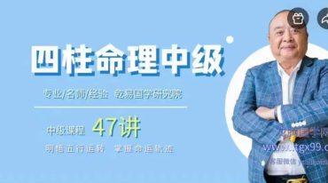 李计忠 四柱命理进阶‮修研‬课程