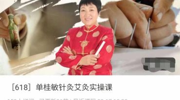 单桂敏针灸艾灸实操课26讲