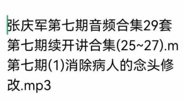 张庆军第七期音频已合并29讲