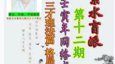 素水盲派2022壬寅年夏季班网络盛夏班 三才理法篇 壬寅网络盛
