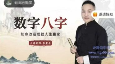 李星辰 数字八字 高阶班