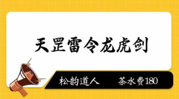 松韵天罡雷龙令